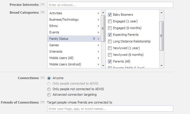 facebook-categories Facebook Marketing