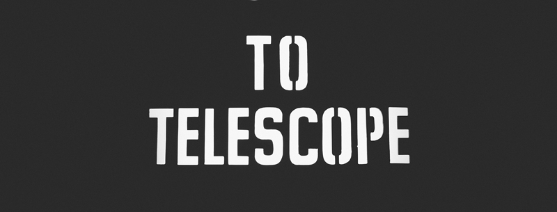 telescope-typography